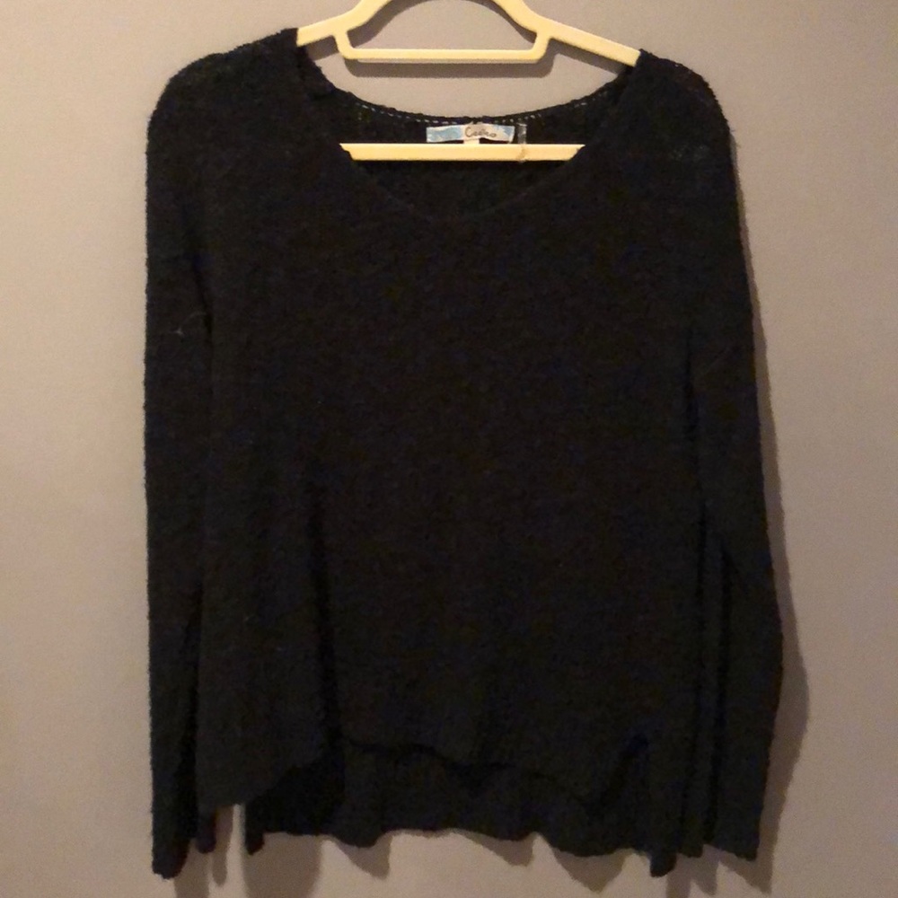 Cecico black knitted sweater
